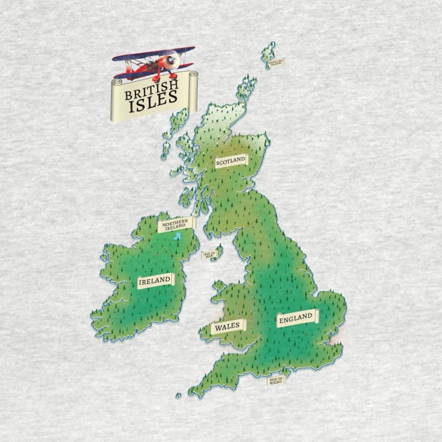 Map of the British Isles. by nickemporium1